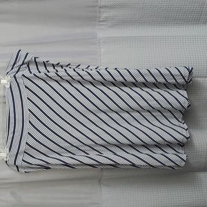 Westport skirt 1X, blue and white